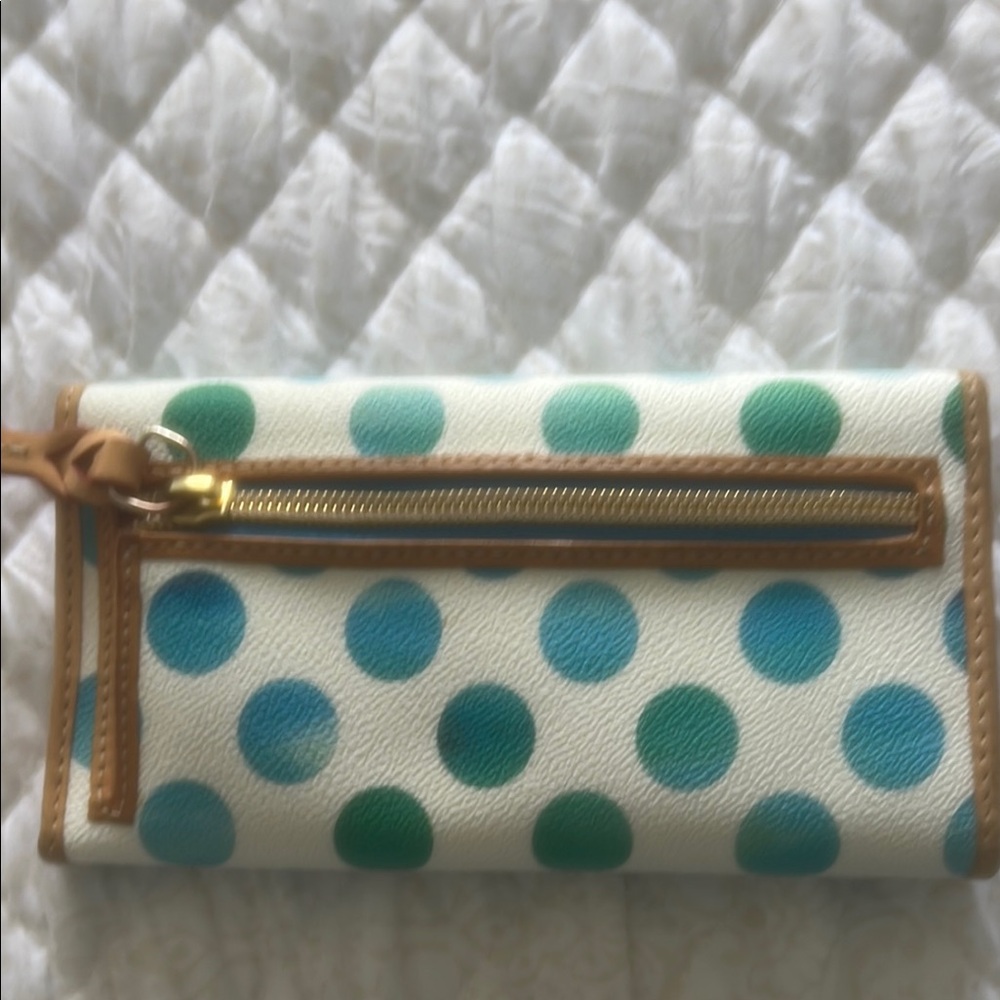 Dooney & Bourke Polka Dot Wallet - Picture 2 of 10